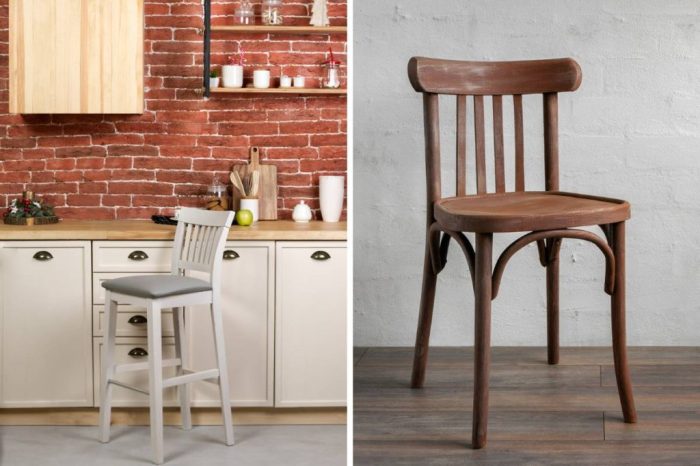 Artisan bar table furniture with matching stools